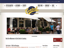 Tablet Screenshot of cafe-central.cc